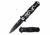 Mtech MT-A991DBK Spring Assisted Knife, 3.5in, 3CR13 Stainless Steel, Dagger, Black Blade, Aluminum Handle w/ Dragon Design, Black, MT-A991DBK
