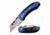 Mtech MT-UT001BL Manual Folding Knife, 2.5in, SK5 High Carbon Steel, Straight Edge, Steel Blade, Aluminum/Rubber Handle, Blue/Black, MT-UT001BL