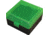 MTM RS-100 Rifle Ammo Box .17 To .222 Magnum Clear Green/Black