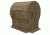 Muddy Portable Bale Blind, includes 8-12in wide x 16in tall bungee slide, reversible window coverings, Burlap MGB5800