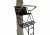 Muddy Side-Kick 2-Man Ladderstand, includes 1-1in Ratchet Strap, 2-1in Stabilizer Straps, 2-Full Body Arrest Harnesses, Adjustable Support Bar, Padded, Flip-Back Shooting Rail, Black/Camo MLS2200
