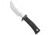 Muela Muela Skinner Fixed Blade Knife Black 3.75" Satin, Black, Stainless Steel, adult, BHQ-37014