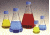 Nalge Nunc Disposable Erlenmeyer Flasks with Vented Closure, PETG, Sterile, NALGENE 4115-0500 Plain Bottom Flasks