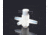 Nalge Nunc Three-Way Stopcock, Polypropylene with Teflon Resin TFE Plug, NALGENE 6470-0002