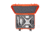 Nanuk Case 933 w/foam insert for DJI P4 RTK, Orange, Large, 933-DJIP4RTK3
