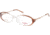 National NA0310 Eyeglass Frames - Shiny Light Brown Frame Color