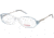 National NA0310 Eyeglass Frames - Shiny Light Blue Frame Color