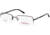 National NA0313 Eyeglass Frames - Shiny Gun Metal Frame Color