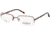 National NA0313 Eyeglass Frames - Shiny Dark Brown Frame Color
