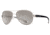 Native Eyewear Patroller Sunglasses,Chrome/Iron Frame,Silver Reflex Lens,Polarized,175 377 528
