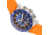 Nautis Caspsian Chronograph Strap Watch w/Date, Orange/Blue, One Size, 21227G-A