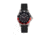 Nautis Nautis Dive Pro 200 Leather-Band Watch w/Date, Black &amp; Red, One Size, GL1909-C