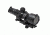 NcSTAR AR Combo/Carry Handle Adapter/3-9X42 Rubber Compact Rifle Scope/Illuminated P4 Sniper Reticle, Black, KARHSEECR3942R-A