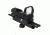 NcSTAR AR Combo/Carry Handle Adapter/Red And Green Reflex Sight w/ 4 Reticles, Black, KARHD4RGB-A