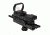 NcSTAR AR Combo/Carry Handle Adapter/Red And Green Reflex Sight w/ 4 Reticles, Black KARHD4RGB-A