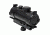 NcSTAR AR Combo/Carry Handle Adapter/Red Reflex Sight w/ Integrated Weaver Mount, Black KARHDBB130-A
