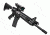 NcSTAR Delta 4X30mm Fixed Magnification Rifle Scope w/ Red &amp; White LED Navigation Lights,Black VDELP430G