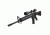 NCSTAR Euro Series 6, 24x50mm 30mm Tube Rifle Scope, Black w/Illuminated P4 Sniper Reticle SUP62450G