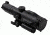 NcSTAR GEN3 SRT 3-9x Rubber Armored P4 Sniper Rifle Scope w/ Green Laser, Black, VSRTP3940GV3