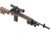 NcSTAR Regular Rifle Scope, 3-9x40 Black Scope / Green / Ring SFB3940G
