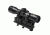 NcSTAR SKS Combo/Tri-Mount/4X30 Compact Scope w/1in Rings, Black KSKSC430B-A