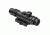 NcSTAR XRS Series 4x32 Compact Scope w/ Modular Upper Scope Rings, Black, Blue Ill. Mil-Dot/Waver SECXRSM432G