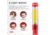 Nebo Big Larry 2 COB LED Flashlight, AA, White/Red COB, 500 Lumens, Red, NEB-WLT-0002
