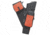 Neet NT-2100 Leather Target Quiver 1004280, Black/Orange, 3 Arrow, 1160