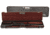 Negrini Compact Scoped Bolt Action Rifle Case, Black/Cognac Leather/Brown, L 45.5in x W 10.875in x D 3.25in 1619LUNGA/5517