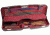 Negrini Compact Shotgun Tube Set Case,34.7x11.5x4.9in,Barrel 34-1/2in and Tube Sets,Black/Bordeaux 1622LR-TUBE-5227