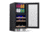 NewAir 15in Premium Built-in Dual Zonen Wine/Beverage Fridge, Black/Stainless Steel, 9 Bottles and 48 Cans, NWB057SS00