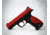 NextLevel Training SIRT 107 Pro Training Pistol, Red Steel Slide and Red/Red Lasers NLT01-107-S2R000-00