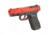 NextLevel Training SIRT 115S Optic Ready Slide Laser Training Pistol, G45/G48 MOS, Red Take Up Laser, Green Shot Indicator Laser, Black/Red, 115S-S2GOR0-00
