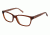 Nicole Miller Berkeley Bifocal Prescription Eyeglasses - Frame TRANSLU BROWN, Size 54/14mm NMBERKELEY01