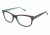 Nicole Miller Bijou Single Vision Prescription Eyeglasses - Frame TORTOISE/TEAL, Size 51/16mm NMBIJOU02