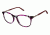 Nicole Miller Dove Progressive Prescription Eyeglasses - Frame Magenta Tort, Size 52/17mm NMDOVE01