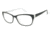 Nicole Miller Garnet Eyeglass Frames - Frame BLACK/MARBLE, Size 55/16mm NMGARNET01