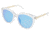 Nicole Miller Paisley Sunglasses - Frame Rose Gold, Lens Color Rose Gold Flash, Size 55/17mm NMPAISLEY03
