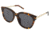Nicole Miller Paisley Sunglasses - Frame Silver/Navy, Lens Color Silver Flash, Size 55/17mm NMPAISLEY02