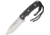 Nieto Chaman Basic Black Micarta Fixed Blade Knife, 9.5in, 4.5in, Standard Edge, Drop Point, Satin, Black, Micarta Handle NIE140M