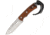 Nieto Chaman Basic Cocobolo Fixed Blade Knife, 9.5in, 4.5in, Standard Edge, Drop Point, Satin, Cocobolo Wood Handle NIE140C