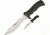 Nieto Cuchillo Cadete Fixed Blade Knife, 2 Knives, SS PE Blade w/ Hook, Black handle NIE9001K
