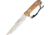 Nieto Cuchillo Roadrunner Fixed Blade Knife, SS PE Blade, Hardwood Olive handle NIE8904