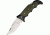 Nieto Navaja Campera Fold Knife, SS Clip PE Blade, Green and Black handle NIE727