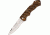 Nieto Navaja Storm Fold Knife, SS Slipjoint PE Blade, Textured Bokote wood handle NIE200