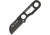 Nieto SOS Fixed Blade Knife, 3.13in Overall, 1.25in Black Powder Coated 1.4116 SS Blade, One-Piece Construction, Skeletonized Handle, Black, 12 BLACK