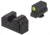 Night Fision Optics Ready Stealth Glock Night Sight Set, Glock 17/19/34 w/ RMR/507c/508t, Yellow Front Ring, Blank Rear Sight, GLK-001-290-313-YGZX