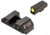 Night Fision Optics Ready Stealth Glock Night Sight Set, Glock 43/43x/42/48, Yellow Front, GLK-003-163-159-YGZG