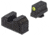 Night Fision Optics Ready Stealth Glock Night Sight Set, Glock 48 w/ 507k, Yellow Front Ring, Blank Rear Sight, GLK-005-290-313-YGZX