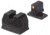 Night Fision Optics Ready Stealth Heckler &amp; Koch Night Sight Set, HK VP9 w/ RMR/507c/508t, Orange Front Ring, Blank Rear Sight, HAK-127-350-387-OGZX